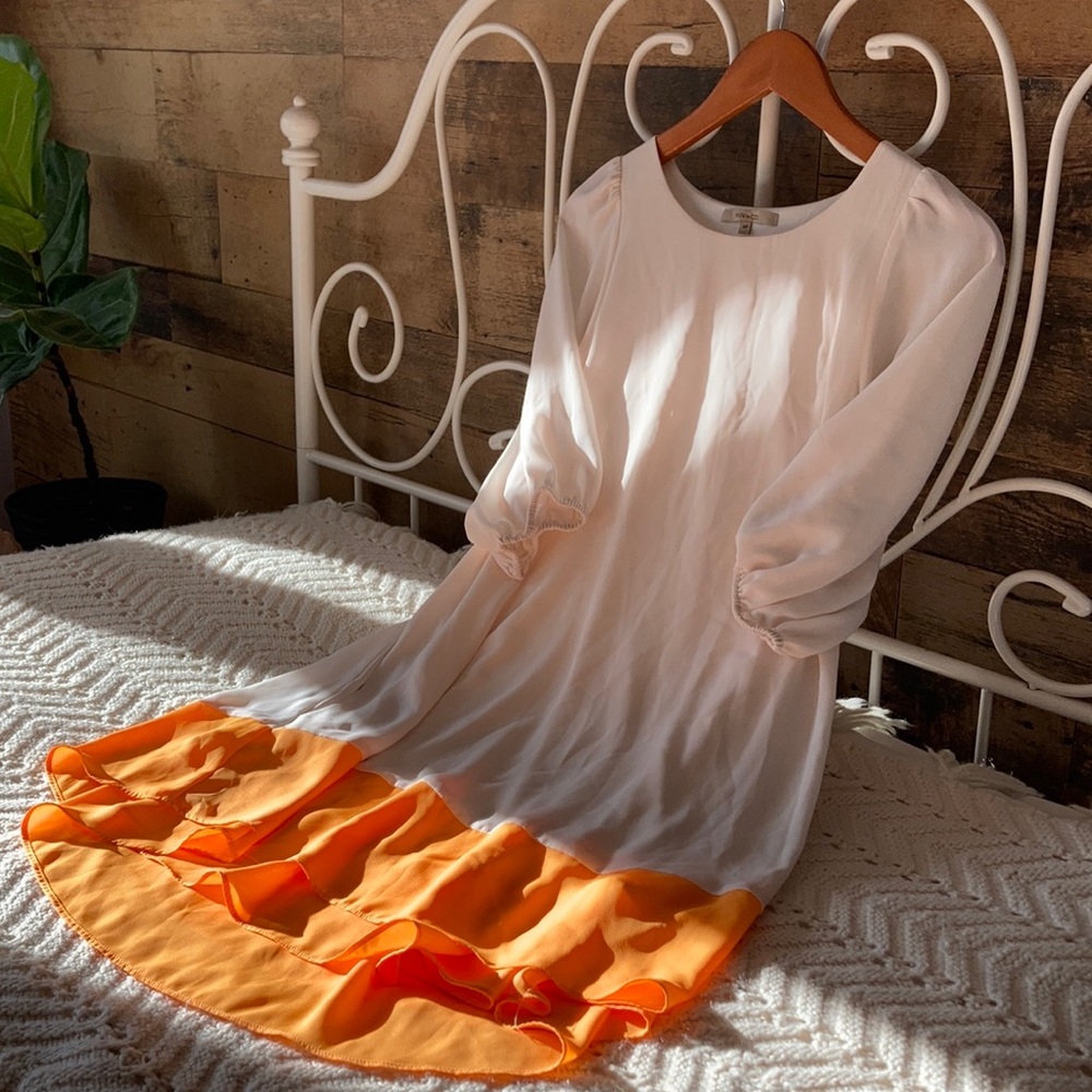 Chiffon feel layered dress by RW & Co